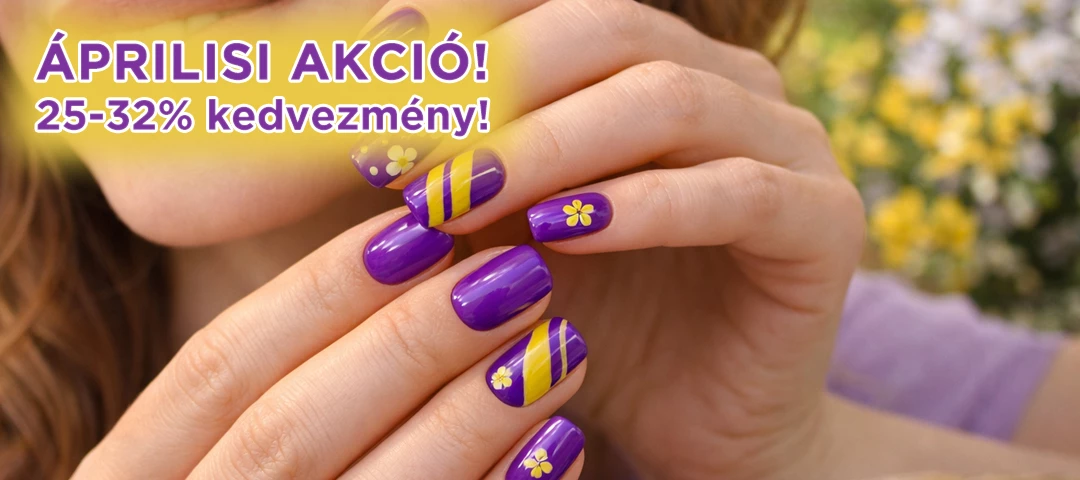 Április színei: ibolyalila, napsárga – akár 30% kedvezmény most