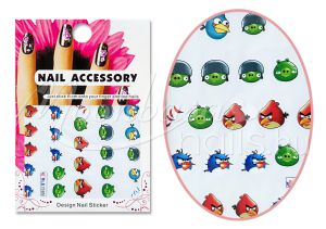Angry Birds Akril hatású matrica  BLE1595