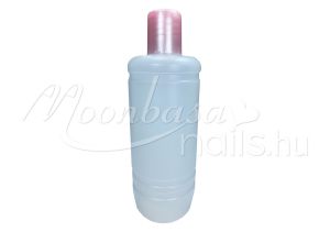  Áttetsző műanyag folyadék flakon pink kupakkal 250ml 