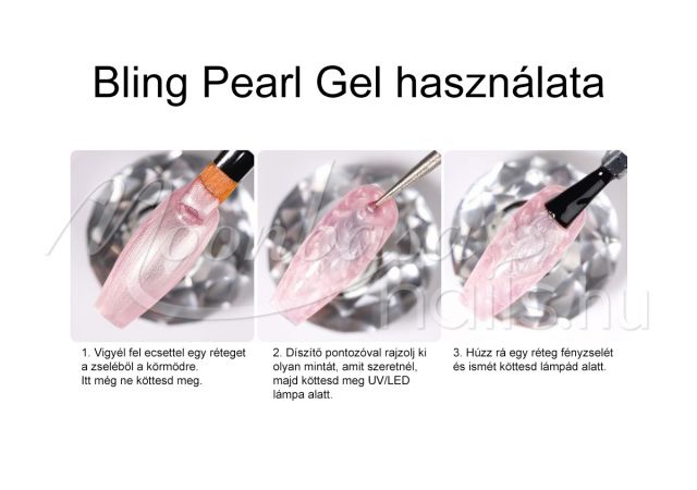 Bling Pearl Gel 5g #004 Cream White