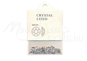 Félkör gyöngy 250 db #001 Crystal