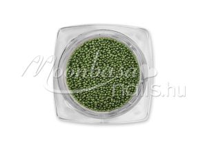 Army zöld Kaviár gyöngy  #010