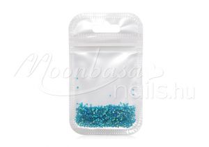 Pixie kristály strasszkő 1440db #529 Blue zircon AB