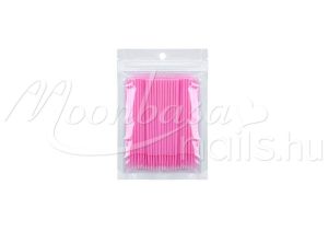 Smink fixáló/tisztító applikátor 100db #075 Pink