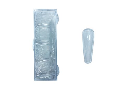 Nail tip box 200db #019-4 Átlátszó