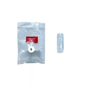 Műköröm tip 50db #014-6 Átlátszó