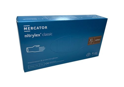 Nitril kesztyű 100db XL méret  Kék