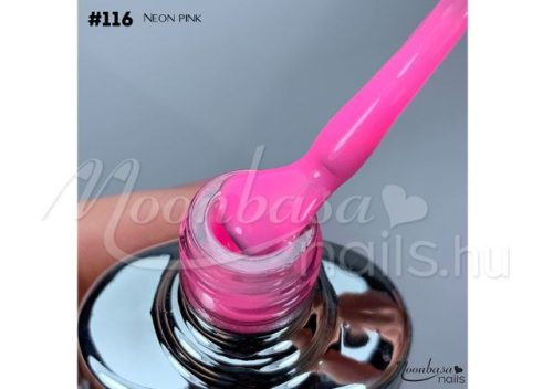 Ecsetes építő zselé 12ml #116 Neon pink