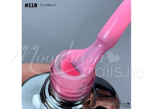 Ecsetes építő zselé 12ml #118 Flamingo