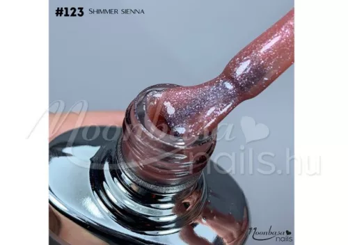 Ecsetes építő zselé 12ml #123 Shimmer sienna