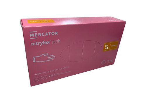 Nitril kesztyű 100db S méret  Pink