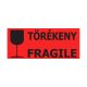 Törékeny cimke 100 db /csomag  
