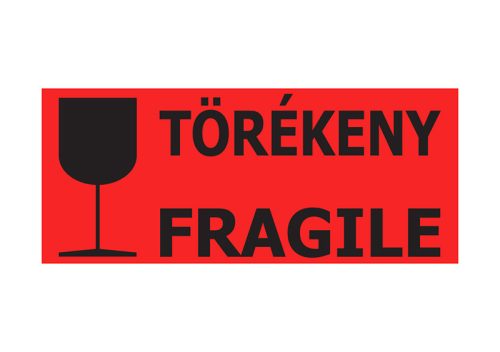 Törékeny cimke 1000 db/csomag  