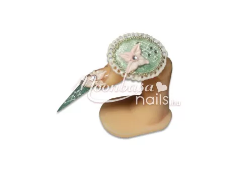 Gyakorló ujj körömmel  #002 