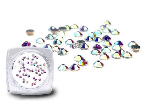 Kristály strasszkő 50 db #SS3 Crystal AB