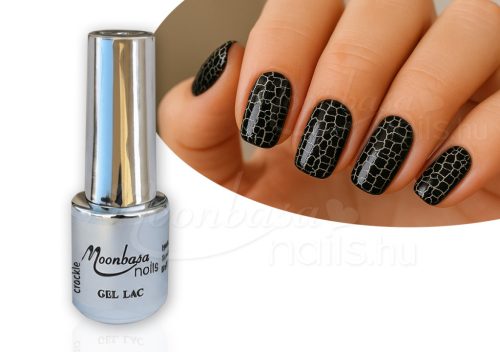 Lac gel crackle 4 ml #572 Negru