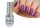 Lac gel Crackle 4 ml #578 Orhidee