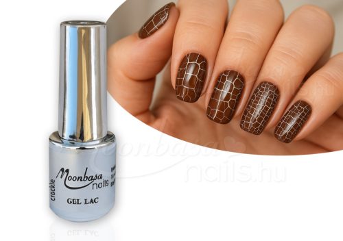 Lac gel Crackle 4 ml #579 Ciocolată