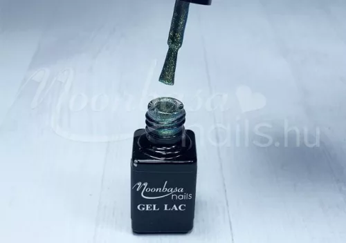 One step géllakk 5ml #025 Zöld csillámos hologram