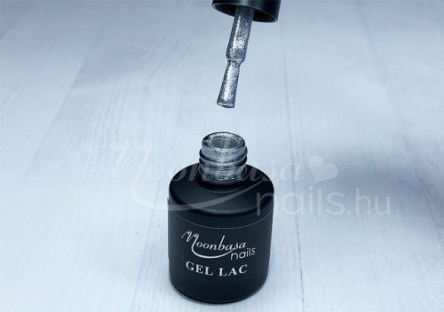 Géllakk 6ml #116 Csillámos ezüstfehér