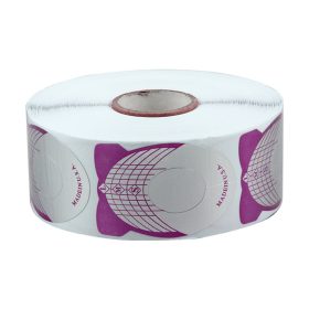 Műköröm sablon 500 db #002 Lila és ezüst