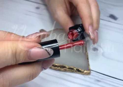 Tiger eye géllakk 5ml #806 rózsazsín