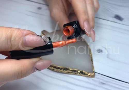 Tiger eye géllakk 5ml #811 tearózsa