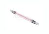 Kétvégű szilikonos pigment por ecset  #022 pink gyémántos