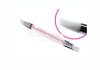 Kétvégű szilikonos pigment por ecset  #022 pink gyémántos