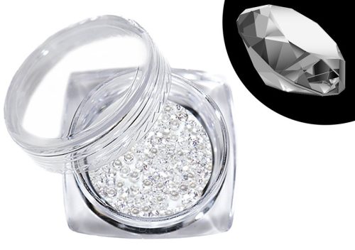 Pixie kristály strasszkő 300db #01 crystal