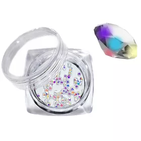 Pixie kristály strasszkő 300db #27 szivárvány
