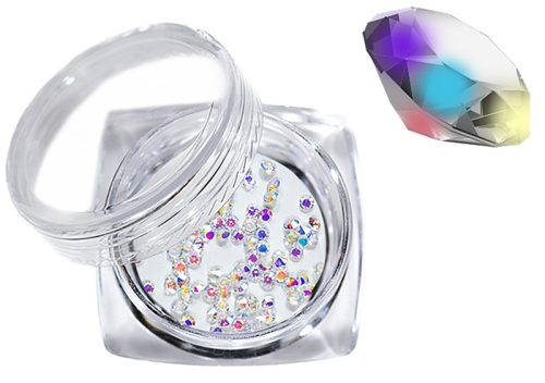 Pixie kristály strasszkő 300db #27 szivárvány