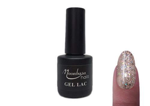 Géllakk 6ml #308 Glitteres chrome ezüst