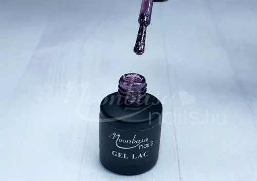 Géllakk 6ml #308 Glitteres chrome ezüst