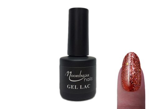 Gel lac 6ml #310 Roșu catifelat cu glitter  