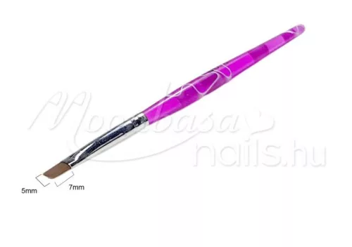 Zselé ecset lapos  Z002-6 lila