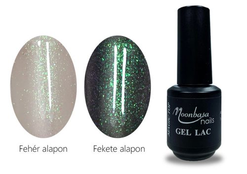 Lac gel Magic TOP 5 ml #456 auriu cu sclipici