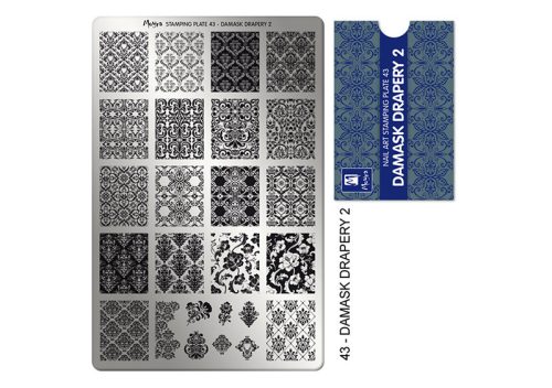Nyomdalemez - Moyra  #43 Damask Drapery 2