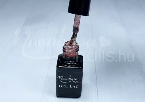 One step géllakk 5ml #258 Rozsdavörös fedőcsillámpor
