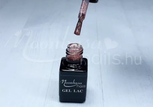 One step géllakk 5ml #258 Rozsdavörös fedőcsillámpor