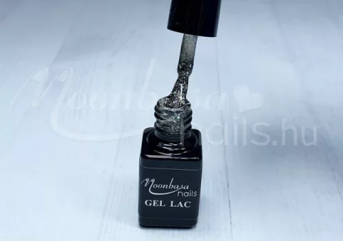 One step géllakk 5ml #261 Méregzöld szivárvány glitterrel