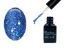 One step géllakk 5ml #262 Sötétkék szivárvány glitterrel