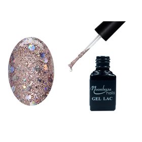   One step géllakk 5ml #263 Sötét szivárvány fedő glitter