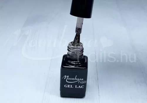 One step géllakk 5ml #263 Sötét szivárvány fedő glitter