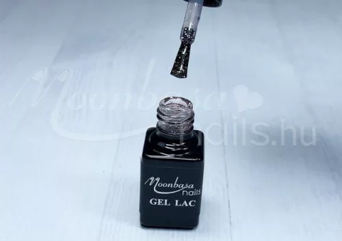 One step géllakk 5ml #263 Sötét szivárvány fedő glitter