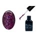 Gel lac One Step 5ml #264 Bordeaux închis cu glitter curcubeu  