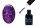 One step géllakk 5ml #265 Sötétlila szivárvány glitterrel