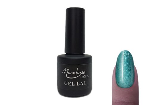 Gel lac 6ml #030 Turcoaz cu sclipici