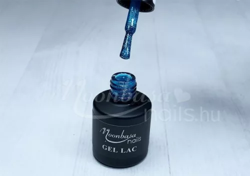 Géllakk 6ml #030 Csillámos türkiz