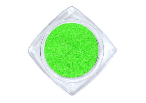 Cukorhatású neon csillámpor 5ml #511 Zöld